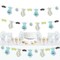 Big Dot of Happiness Dashing Little Man Mustache Party - Baby Shower or Birthday Party DIY Decorations - Clothespin Garland Banner - 44 Pieces